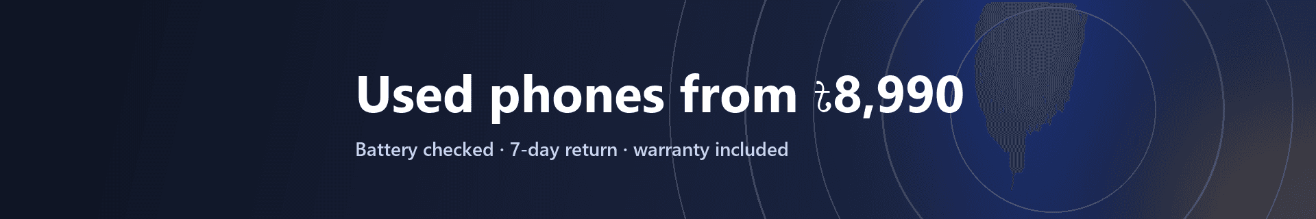 Used phones from 8,990